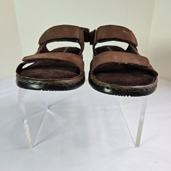 ROCKPORT Men's Jhett Sandals Sz: 8.5 Dark Brown Nubuck - Picture 8 of 13